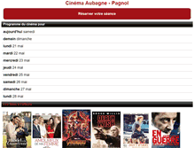 Tablet Screenshot of cinema-lepagnol.fr